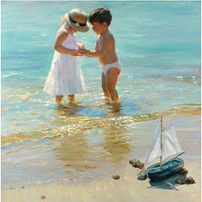 Схема вышивки «Дети. Волегов.»