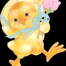 Схема вышивки «Цыпленок»