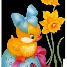 Схема вышивки «Цыплята и утята»