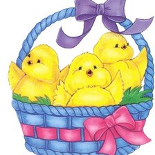 Схема вышивки «Цыплята и утята»