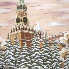 Схема вышивки «Кремль»