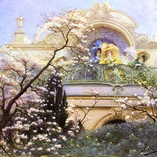 Схема вышивки «on the balcony»