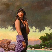 Схема вышивки «на берегу»