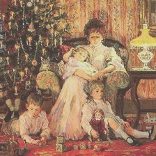 Схема вышивки «семья»