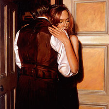 Схема вышивки «Художник Роб Хефферан»