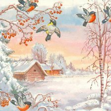 Схема вышивки «Зимушка-зима»