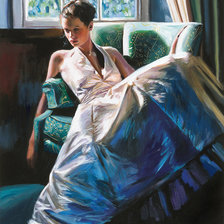 Схема вышивки «Художник Роб Хефферан»