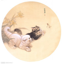 Схема вышивки «кошки»