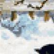 Предпросмотр схемы вышивки «снеговик и птички» (№136898)