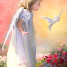 Схема вышивки «ангелочек 3»