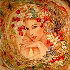 Схема вышивки «женский образ»