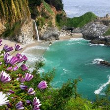 Схема вышивки «Залив в море»