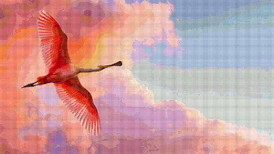 розовый фламинго - предпросмотр