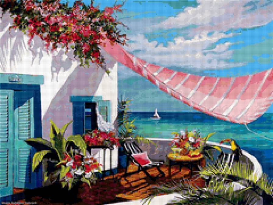 Домик у моря - предпросмотр