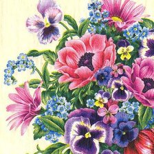 Схема вышивки «Сюжет для подушки - панно»