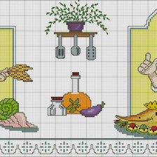 Схема вышивки «вышивка для кухни»