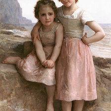 Схема вышивки «sisters»