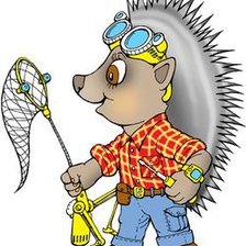 Схема вышивки «Ежик»