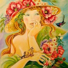 Схема вышивки «лето красное»