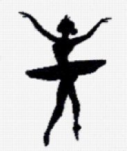 Схема вышивки «балерина»