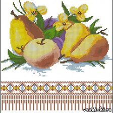 Схема вышивки «натюрморт»