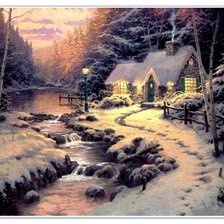 Схема вышивки «Зима»