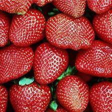 Схема вышивки «клубника»