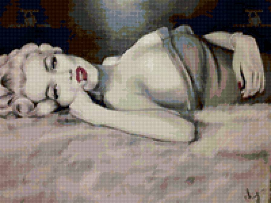 мэрилин - актриса, девушка, живопись, звезда - предпросмотр