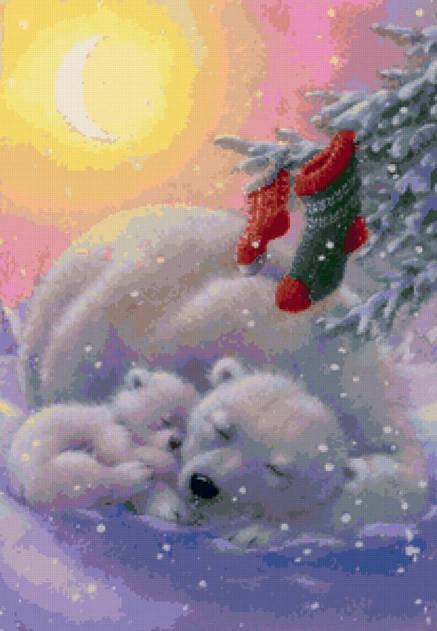 №138240 - зима.новый год, мишки, медведи - предпросмотр