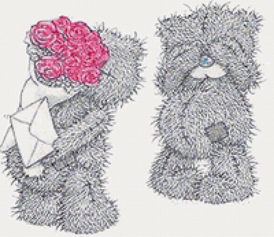 Мишки - пара, тедди, медведь, мишка, мишка тедди - предпросмотр