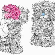 Схема вышивки «Мишки»