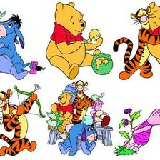 Схема вышивки «Винни Пух»