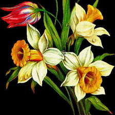 Схема вышивки «Букет»