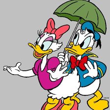 Схема вышивки «дональд»