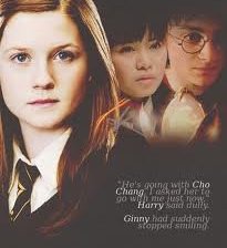 Схема вышивки «Джинни, Чжоу и Гарри»