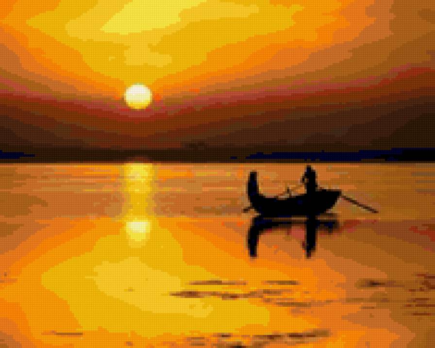 sunset! - sea - предпросмотр