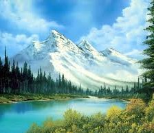 Схема вышивки «mountains»