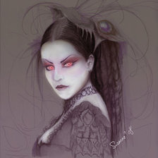 Схема вышивки «Портрет»