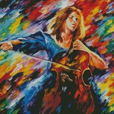 Схема вышивки «Музыкант»