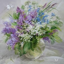 Схема вышивки «букет2»