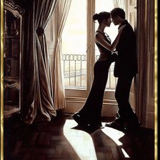 Схема вышивки «Любовь. картина Роба Хафферана»