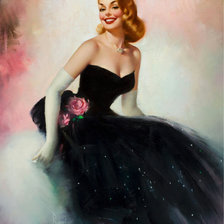 Схема вышивки «женский образ»