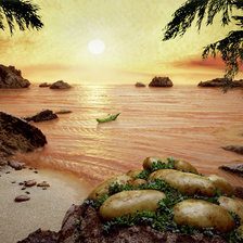 Схема вышивки «Пейзаж»