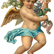 Схема вышивки «ангел»