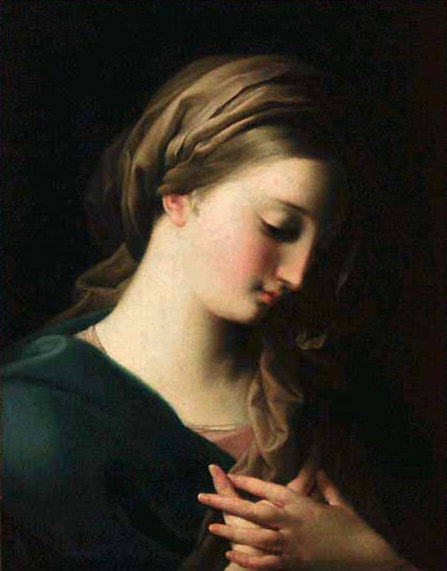 Помпео Батони : Дева Мария - искуство, мадонна - оригинал
