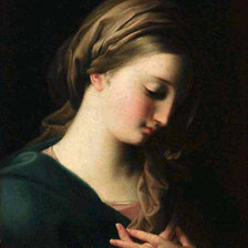 Схема вышивки «Помпео Батони : Дева Мария»