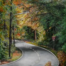 Схема вышивки «"Поворот в осень"»