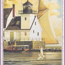 Схема вышивки «Маяк»