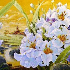 Схема вышивки «Цветы Голландии»