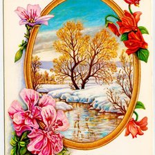 Схема вышивки «весна»